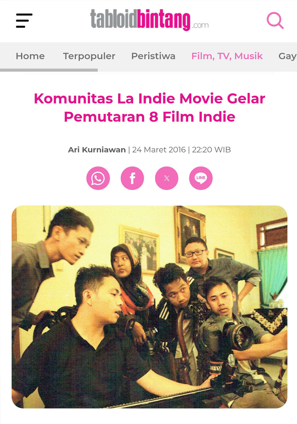Pemutaran Perdana di Epicentrum XXI
