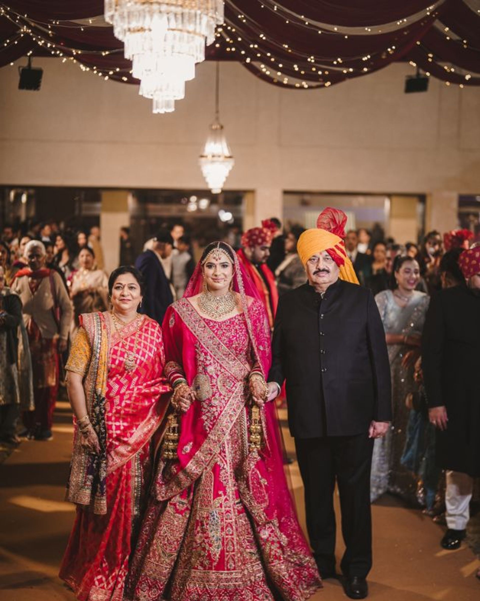 Wedding ceremony prepared for cinematic film coverage