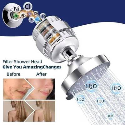 Hard Water Softener for Tap and Shower