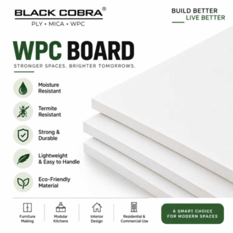 Black Cobra WPC Board 8X4 - Image 2