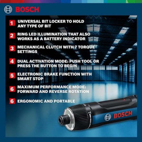 BOSCH GO 3.0 Professional Screwdriver Kit | 9-Piece Screwdriver Bit Set - Image 3