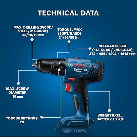 BOSCH GSB 183-Li Professional Impact Drill Kit - Image 3