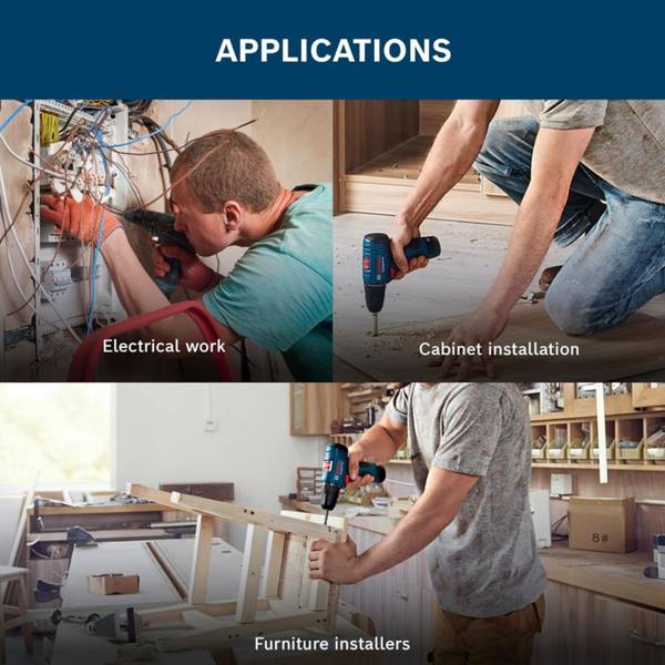 Bosch GSR 120-LI Cordless Drill/Driver Kit - Image 2