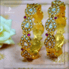 Exclusive Kundan Jadau Mango Bangles