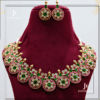 Kundan Jadau Gold plated Buttumala with earrings