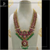 Kundan jadau bridal long necklace