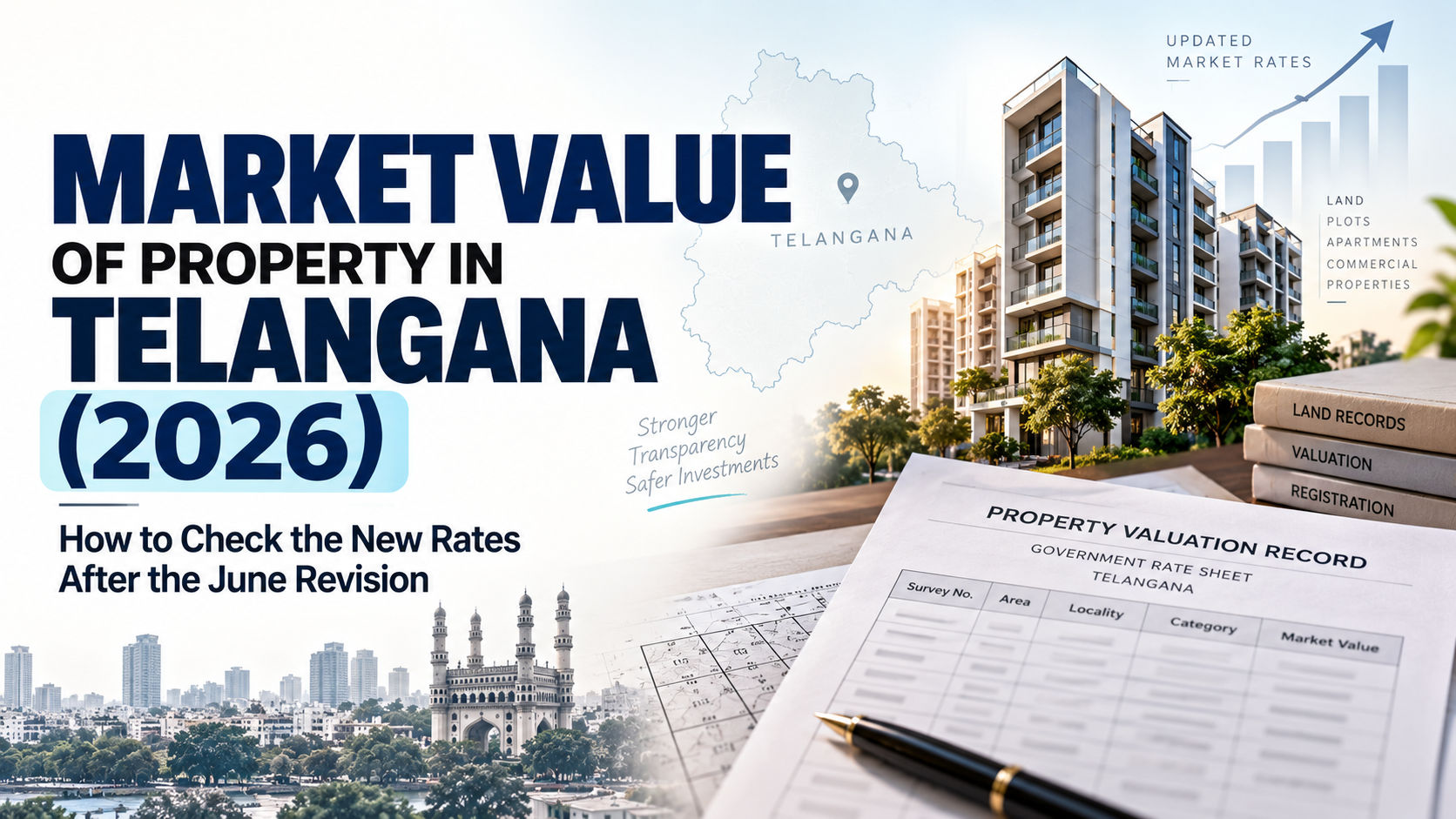 Market Value of Property in Telangana (2026): How to Check the New Rates After the June Revision