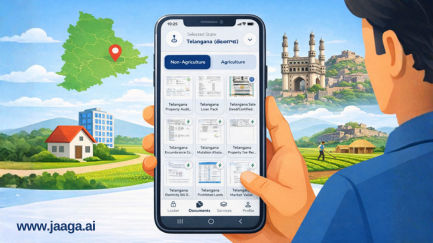 Download Telangana EC, Land Records, RoR & Pahani Using JaaGa App