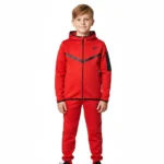Conjunto Bordado Niño | Nike Tech | Rojo - Imagen 2