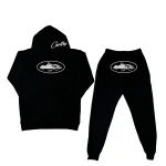 Conjunto Bordado Adulto | Corteiz | Negro