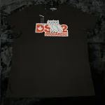 Polera Serigrafia |Dsquared 2 Buho| Negro