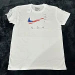 Polera Serigrafia | Nike U.S.A | Blanco