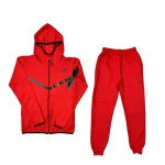 Conjunto Vinilo con Cierre Adulto | Nike Tech | Rojo
