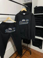 Conjunto Bordado Adulto | Shooters B. Azul | Negro - Imagen 2