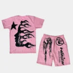 Short y Polera Adulto | Hellstar Path To Paradise | Rosado - Imagen 2