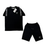 Short y Polera Adulto | Guess Franja | Negro