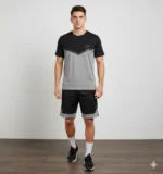 Short y Polera Adulto | Nike Tech | Negro-Gris - Imagen 2