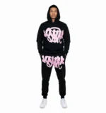 Conjunto Serigrafía | Syna World | Negro-Rosado - Imagen 2