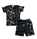 Short y Polera Adulto | Jordan Multilogo | Negro