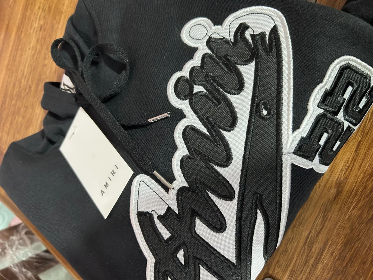 Conjunto Bordado Adulto | Amiri 22 | Negro - Imagen 3