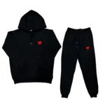 Conjunto Bordado Adulto | Play Comme Des Garçons | Negro