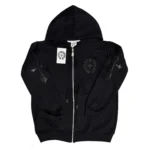 Polerón Bordado | Chrome Hearts | Negro