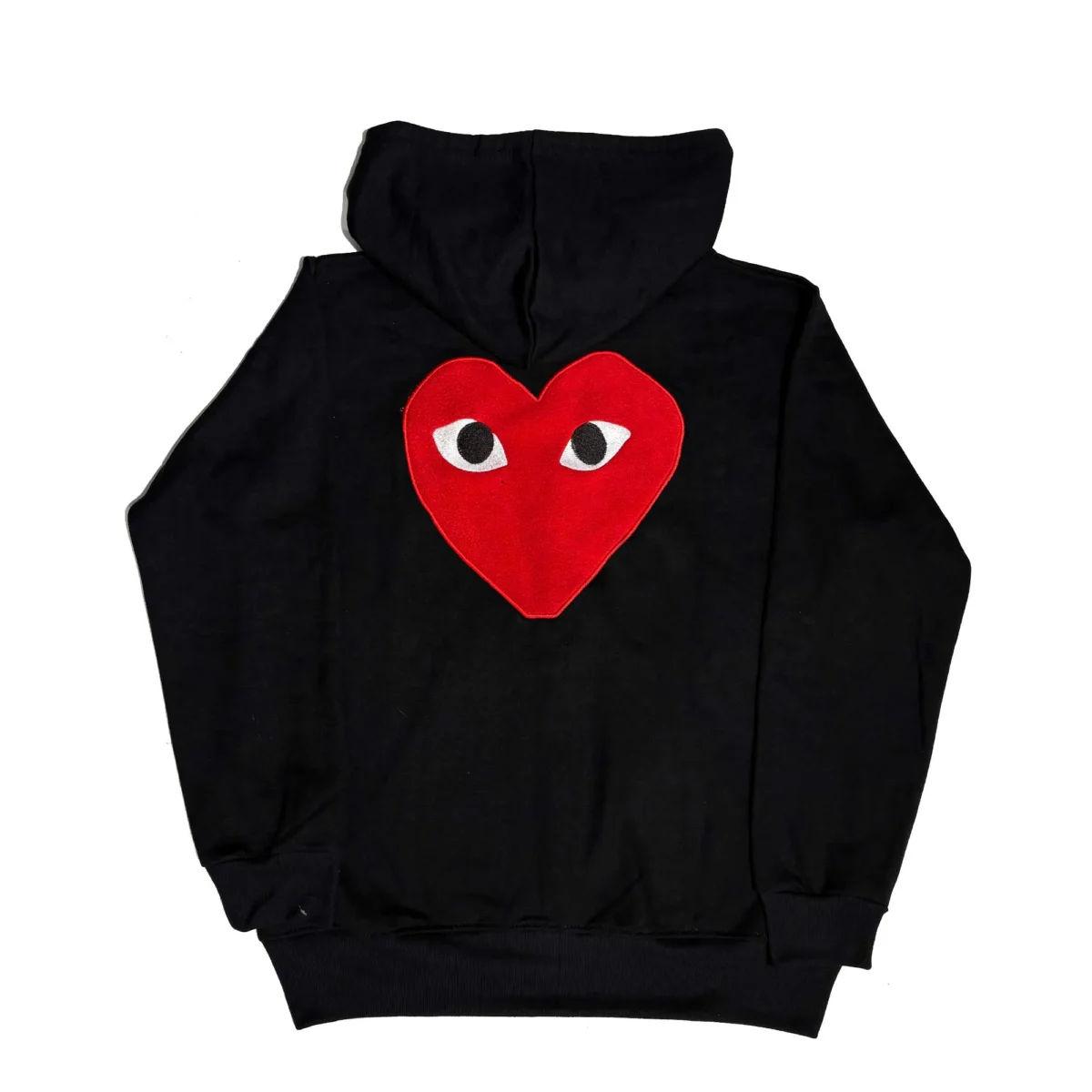 Polerón Bordado | Play CDG | Negro/Rojo - Imagen 2