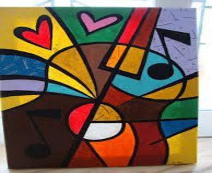 Obra: Guitarra Colorida