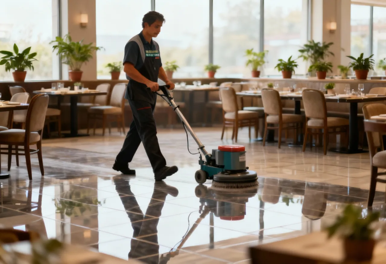 Floor cleaning and maintenance service