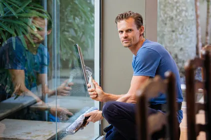Professional window cleaning service