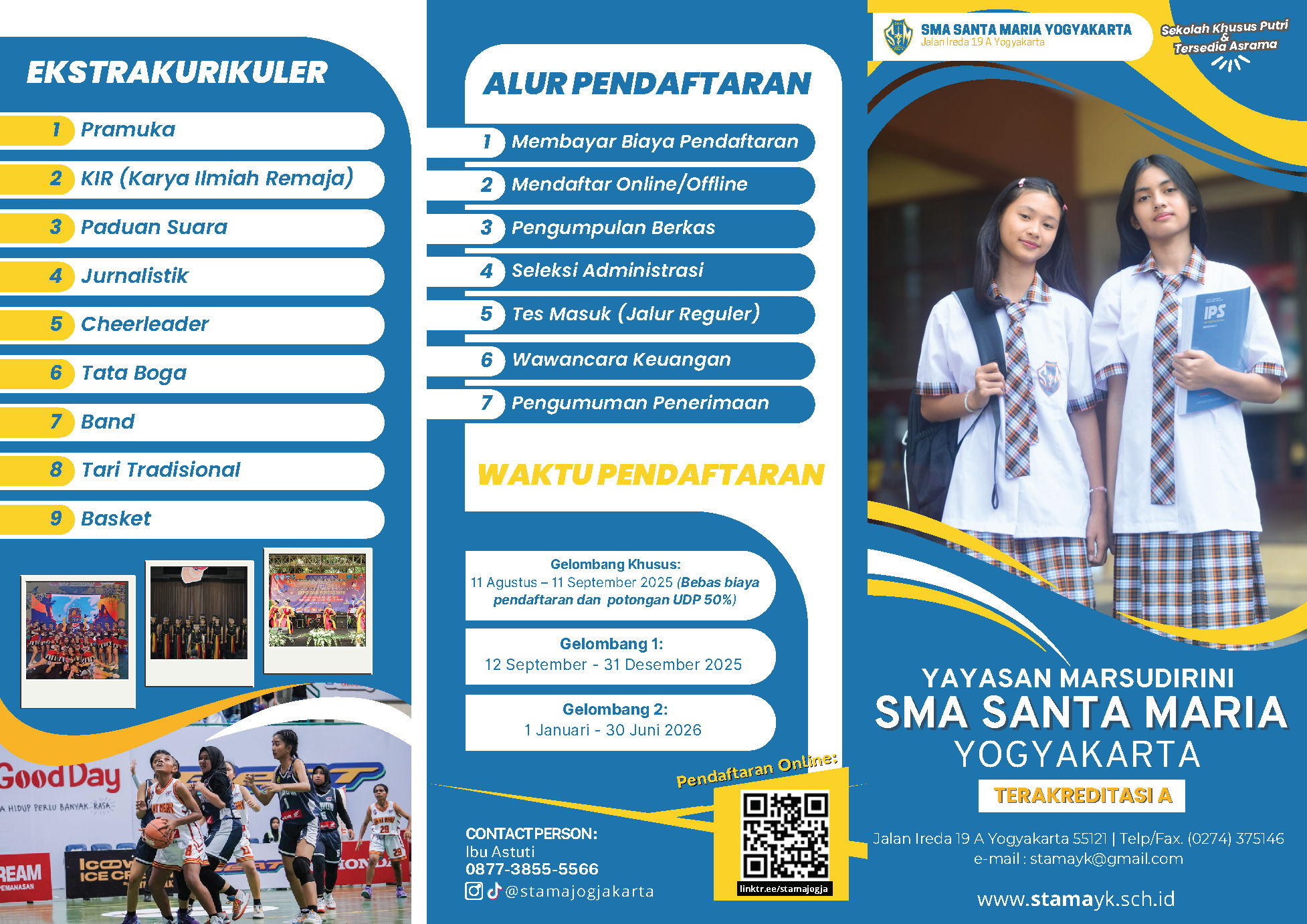 Brosur PPDB SMA Santa Maria - Halaman 1