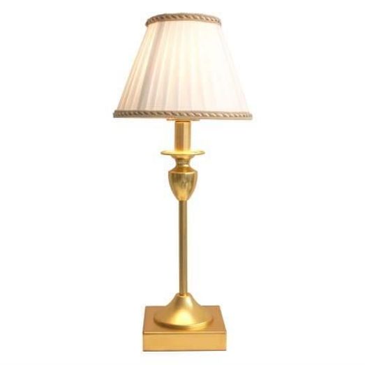 small gold table lamp