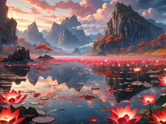 Lotus River wallpaper for iPad Pro 13-inch (2752x2064)