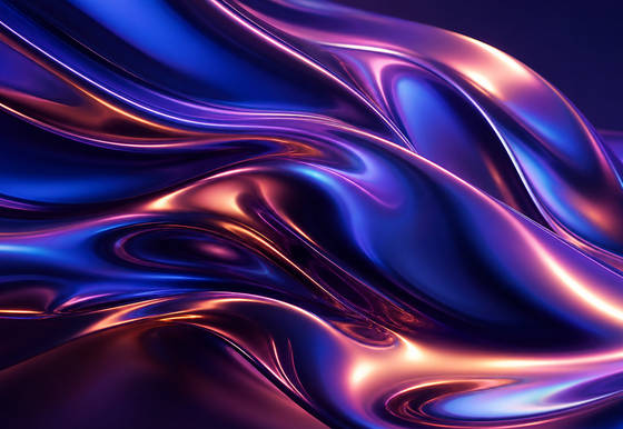 Liquid Chrome Waves wallpaper for iPad Pro 11-inch (2420x1668)