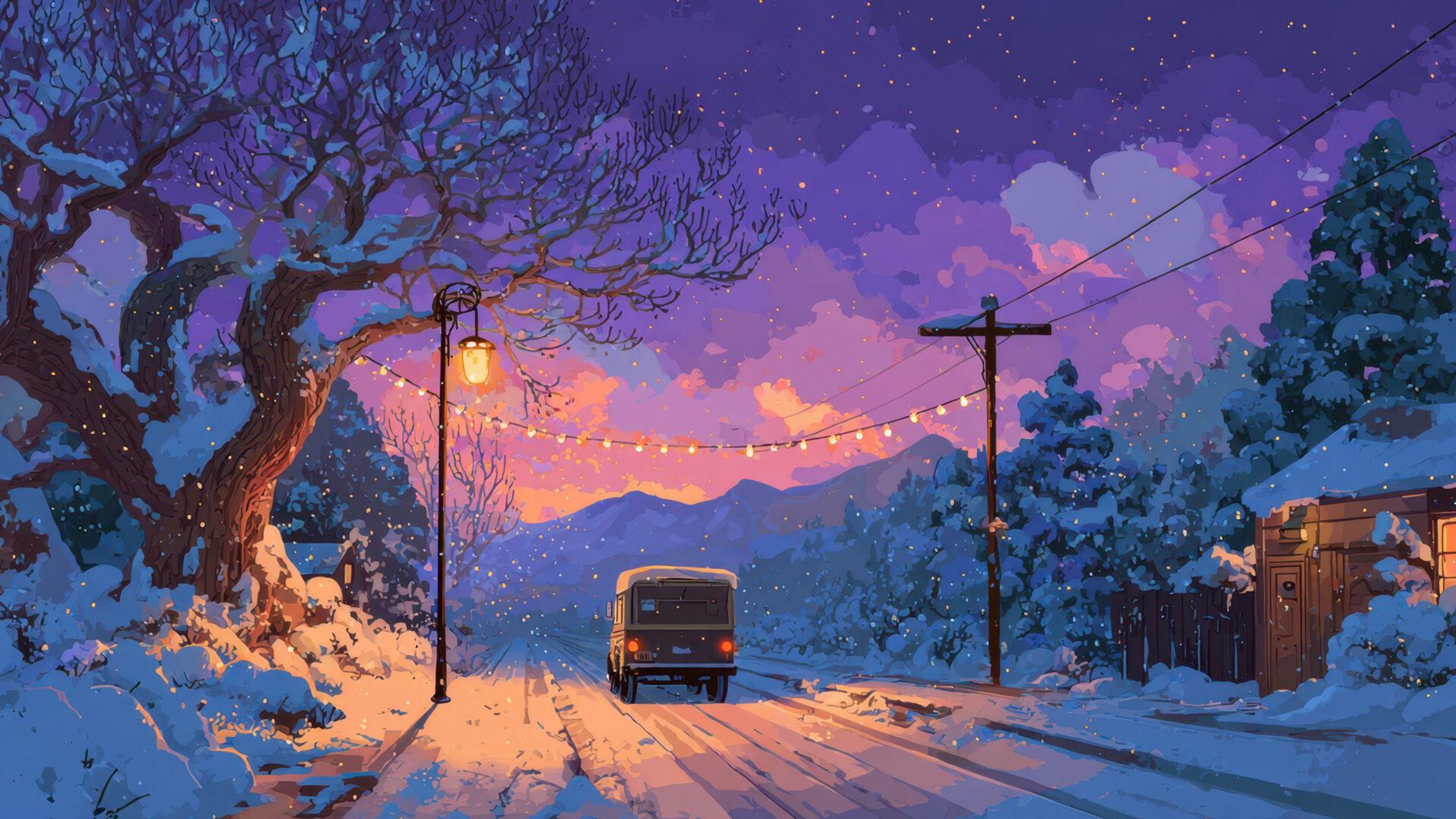 Beautiful Aesthetic Snowfall