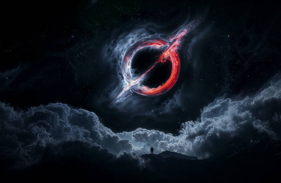 Blackhole Grok 4K wallpaper for MacBook Pro 14-inch (3024x1964)