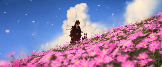 Flower Fields wallpaper for 3440×1440 (Ultrawide) (3440x1440)