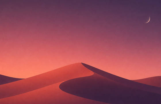 Minimal Desert Dunes at Dusk wallpaper for MacBook Pro 14-inch (3024x1964)