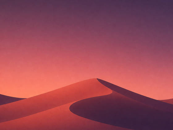 Minimal Desert Dunes at Dusk wallpaper for iPad Pro 13-inch (2752x2064)