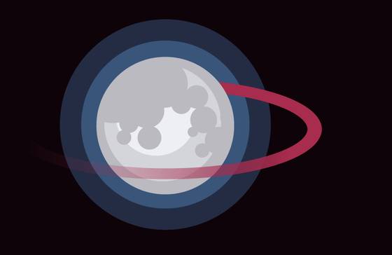 Moon Illustration wallpaper for MacBook Pro 14-inch (3024x1964)