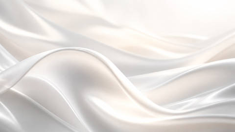 Pearl White Silk Waves - Minimalist wallpaper