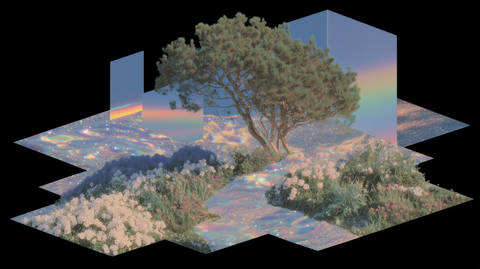Perplexity Isometric Stacked Books - Nature wallpaper