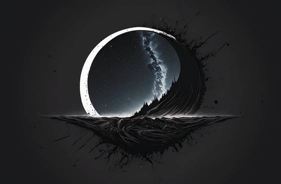 Splash Black And White wallpaper for iPad mini (2266x1488)