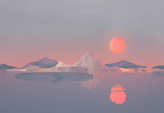 Sunset Between Mountains wallpaper for iPad Pro 11-inch (2420x1668)