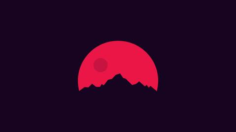 Sunset Minimalist - Minimalist wallpaper