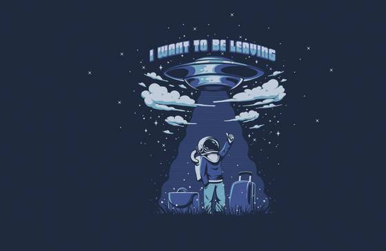 Ufo Alien Spaceship wallpaper for MacBook Air 13-inch (2560x1664)