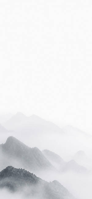 White Fog Mountains wallpaper for iPhone 16 (1179x2556)