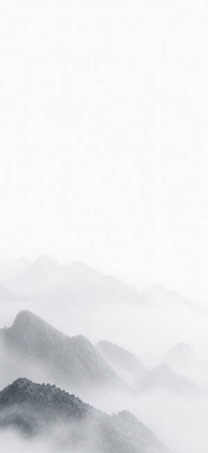 White Fog Mountains wallpaper for iPhone Air (1260x2736)