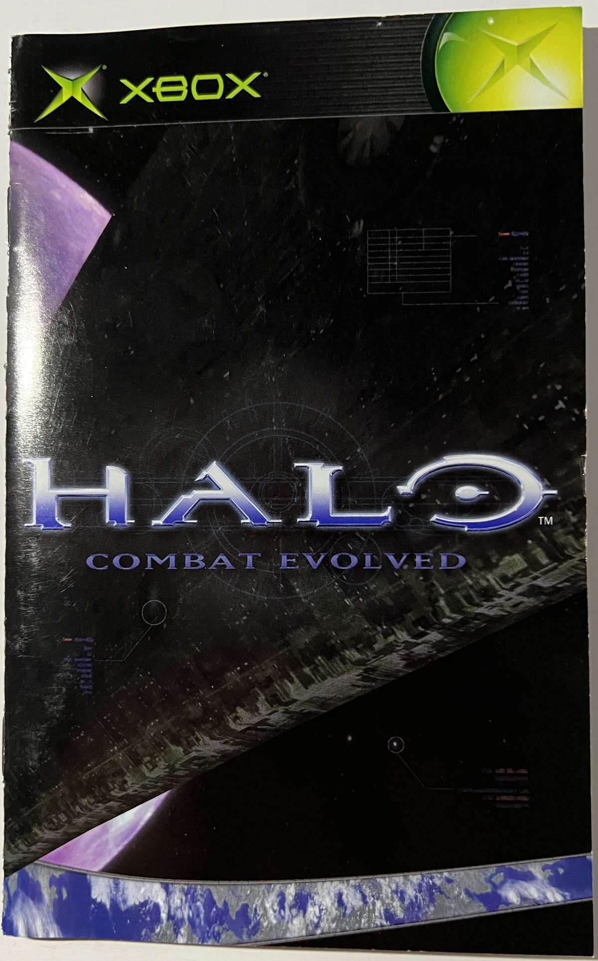 Halo Combat Evolved Manual Cover