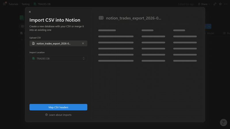 Map CSV